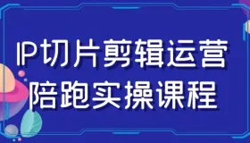IP切片剪辑运营陪跑实操课程